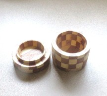 Segmented lidded box by Dave Skinner